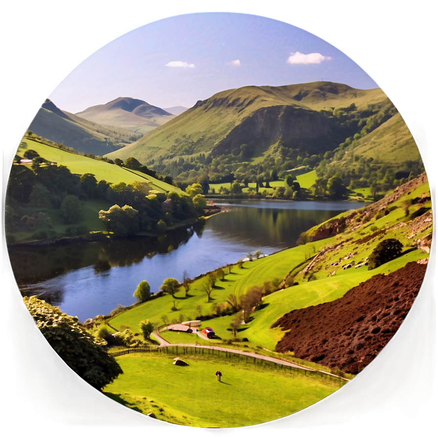 English Lake District Scenery Png Hea PNG Image