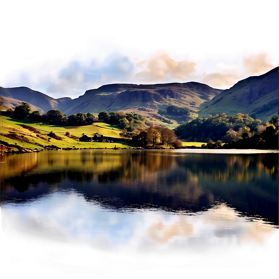 English Lake District Scenery Png Oof PNG Image