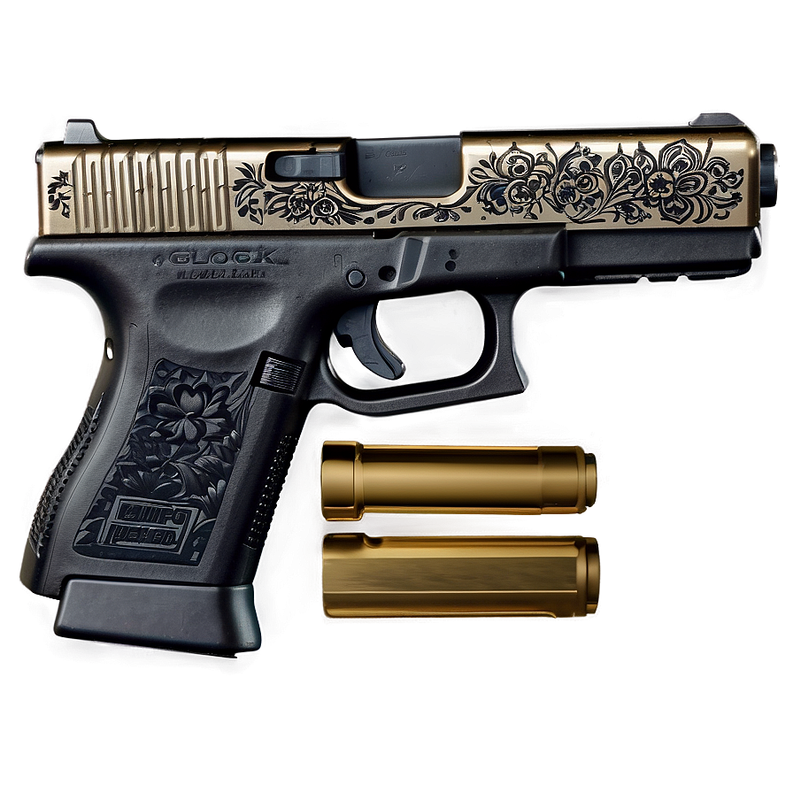 Engraved Glock Special Edition Png 05212024 PNG Image