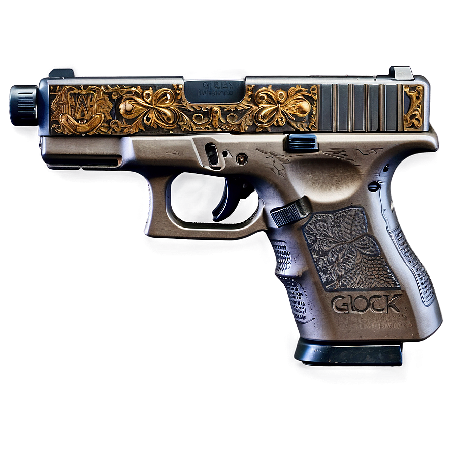 Engraved Glock Special Edition Png 05212024 PNG Image