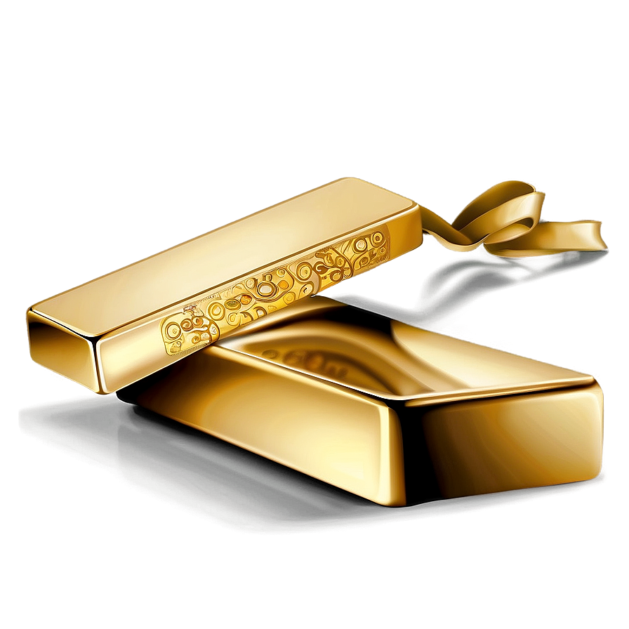 Engraved Gold Rectangle Png Svq PNG Image