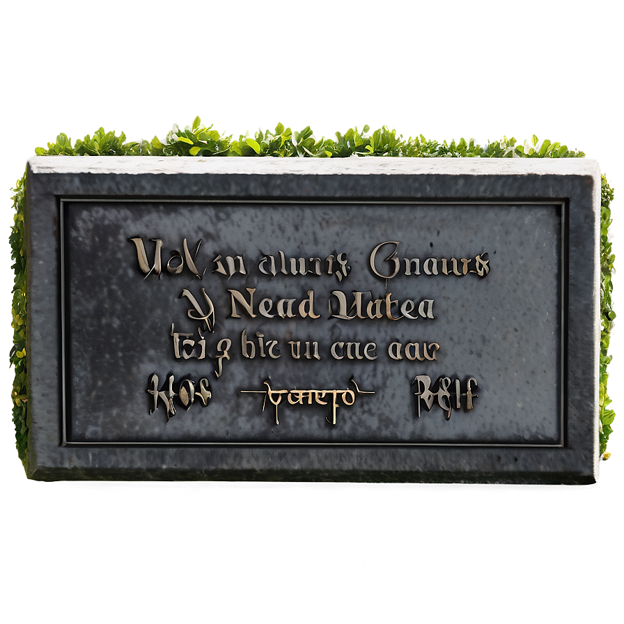 Engraved Grave Png 13 PNG Image