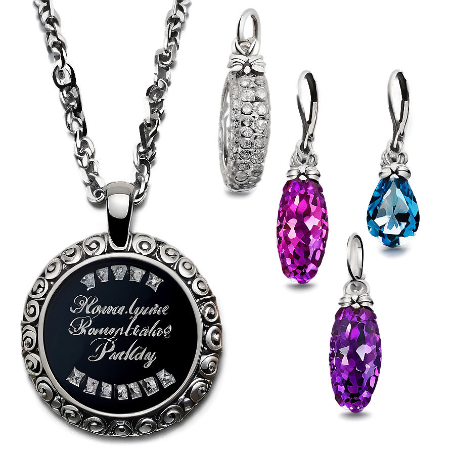 Engraved Personalized Jewelry Png 06112024 PNG Image