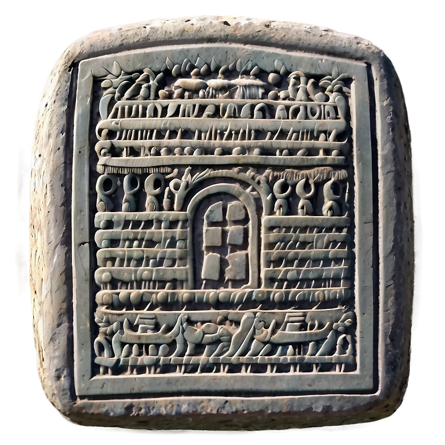 Engraved Stone Tablet Png Ubg44 PNG Image