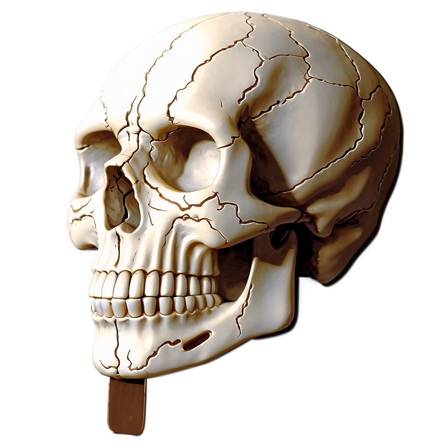 Engraved Style Skull Face Image Png Pvs PNG Image