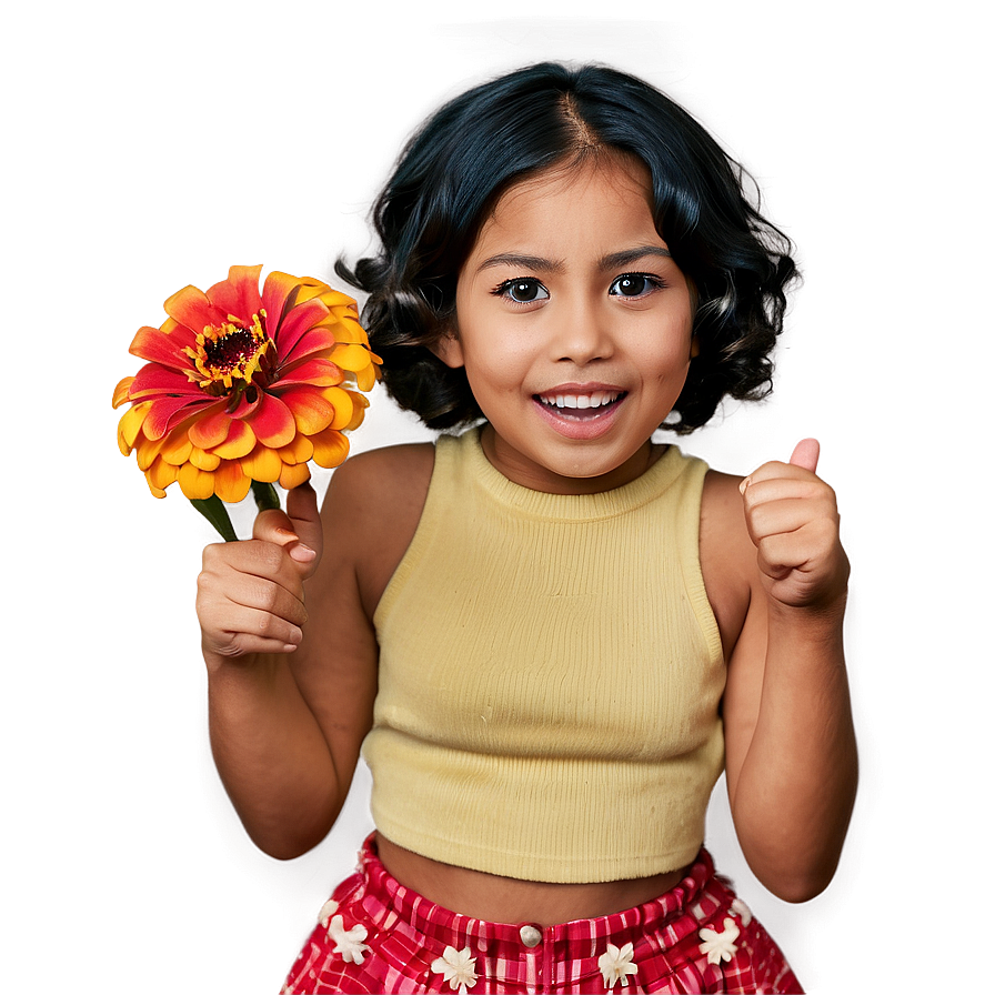 Enthusiastic Zinnia Png 6 PNG Image