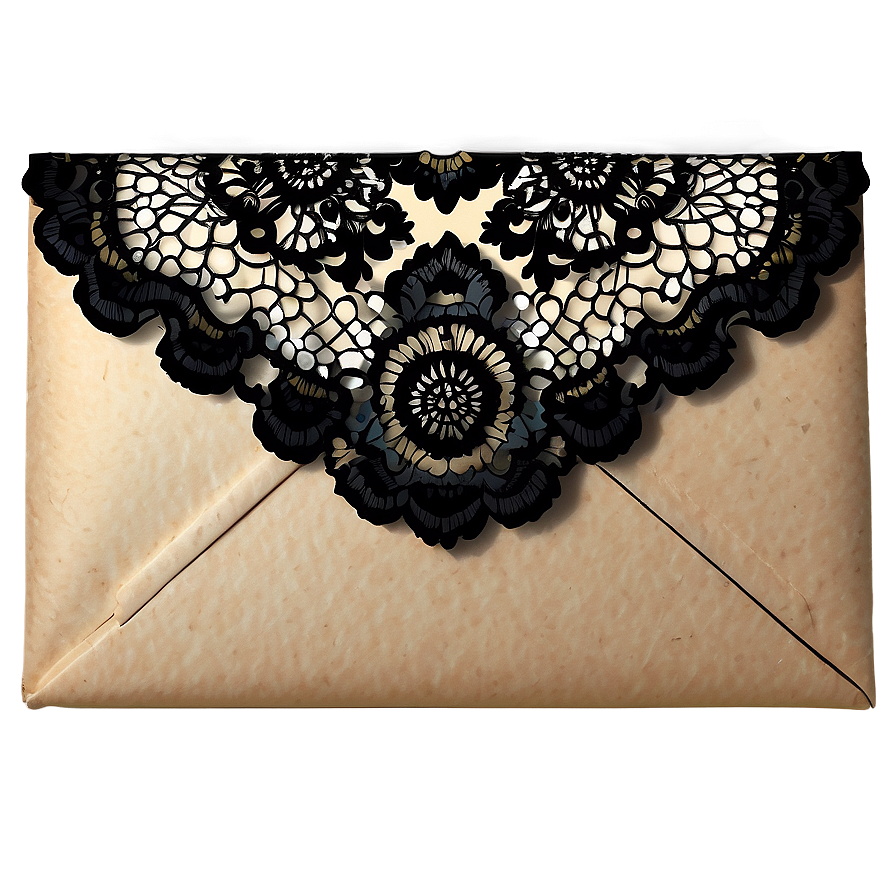 Envelope With Lace Png Epg87 PNG Image