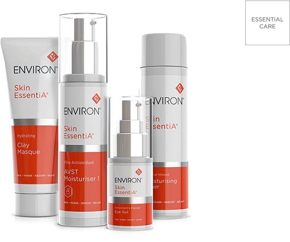 Environ Skincare Products Lineup PNG Image