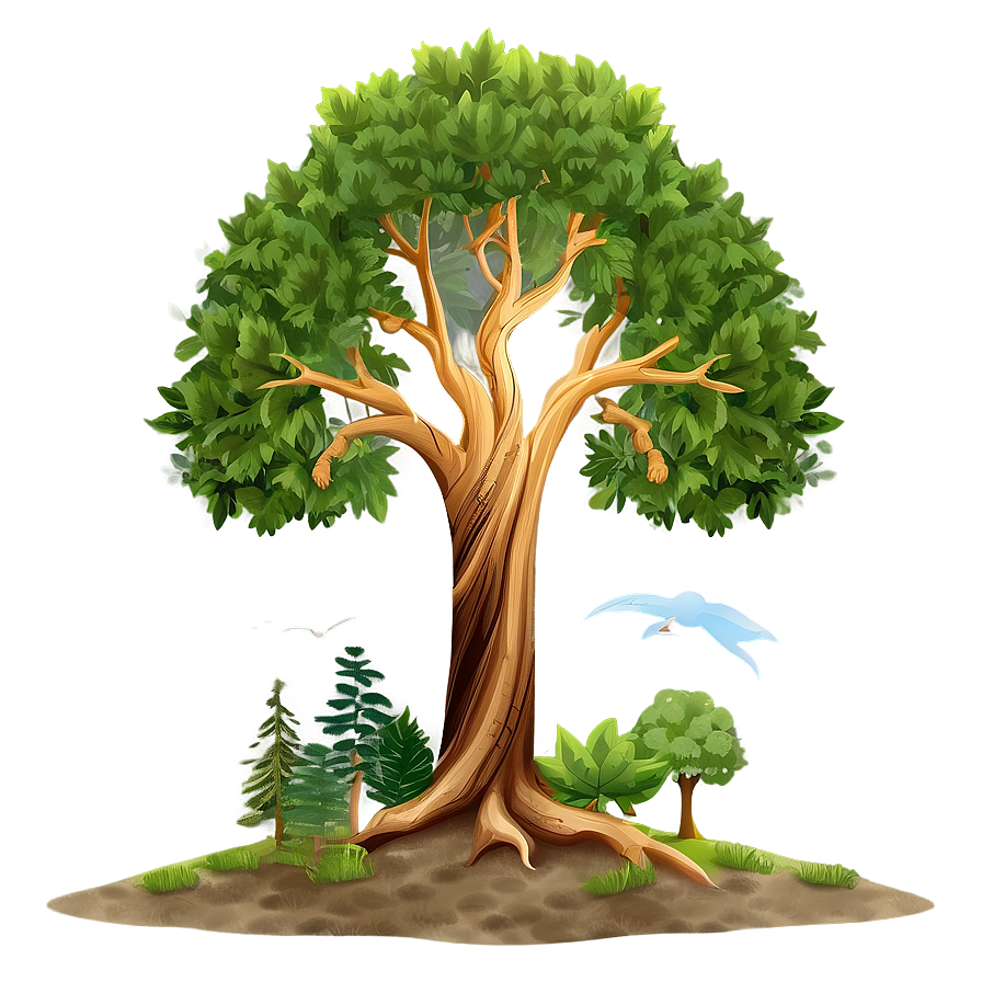 Environmental Tree Elevation Png Qpu PNG Image