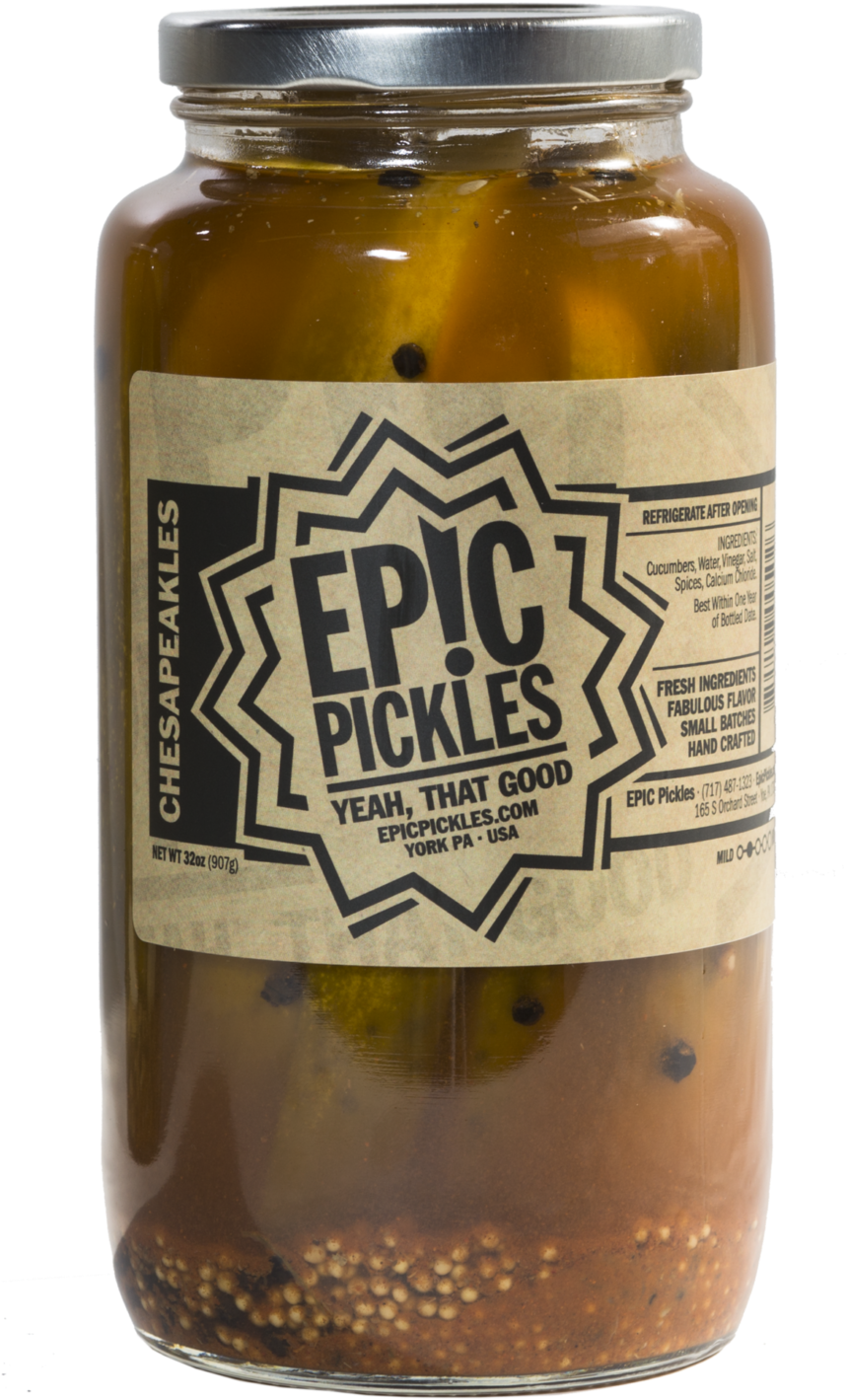 Epic Pickles Jar Product Image PNG Image