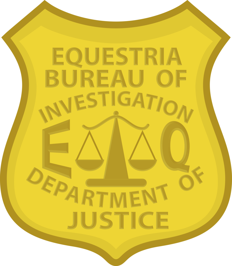 Equestria Bureauof Investigation Badge PNG Image