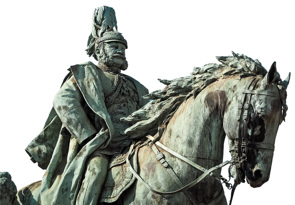 Equestrian Statue Historical Figure PNG Image