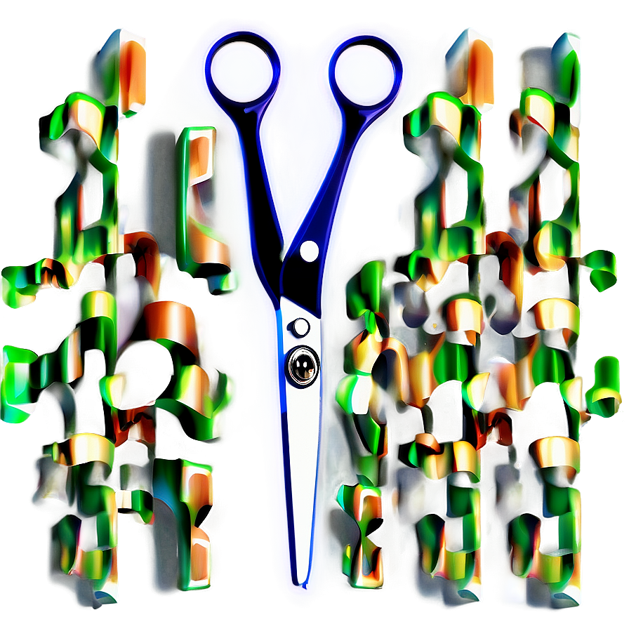 Ergonomic Handle Hairdressing Shears Png 06292024 PNG Image