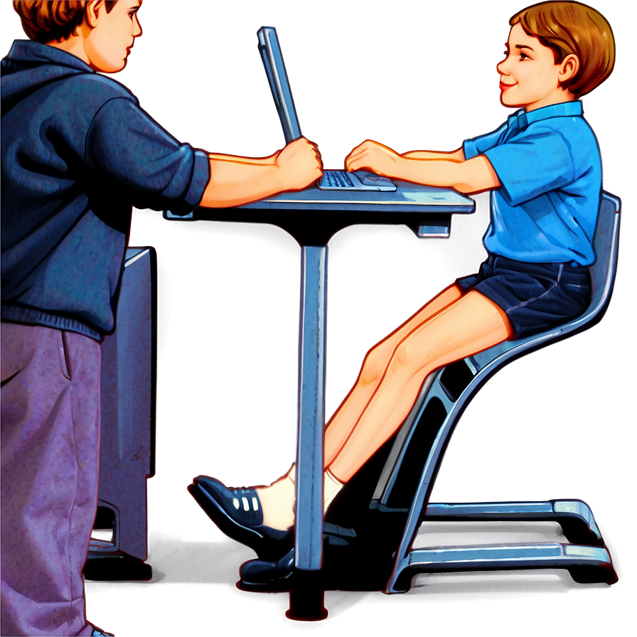 Ergonomic School Chair Png Bxy PNG Image