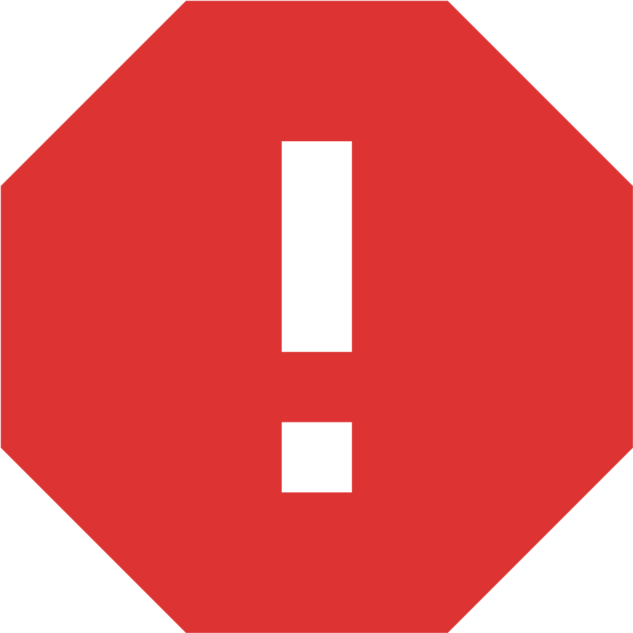 Error Alert Icon Red Background PNG Image