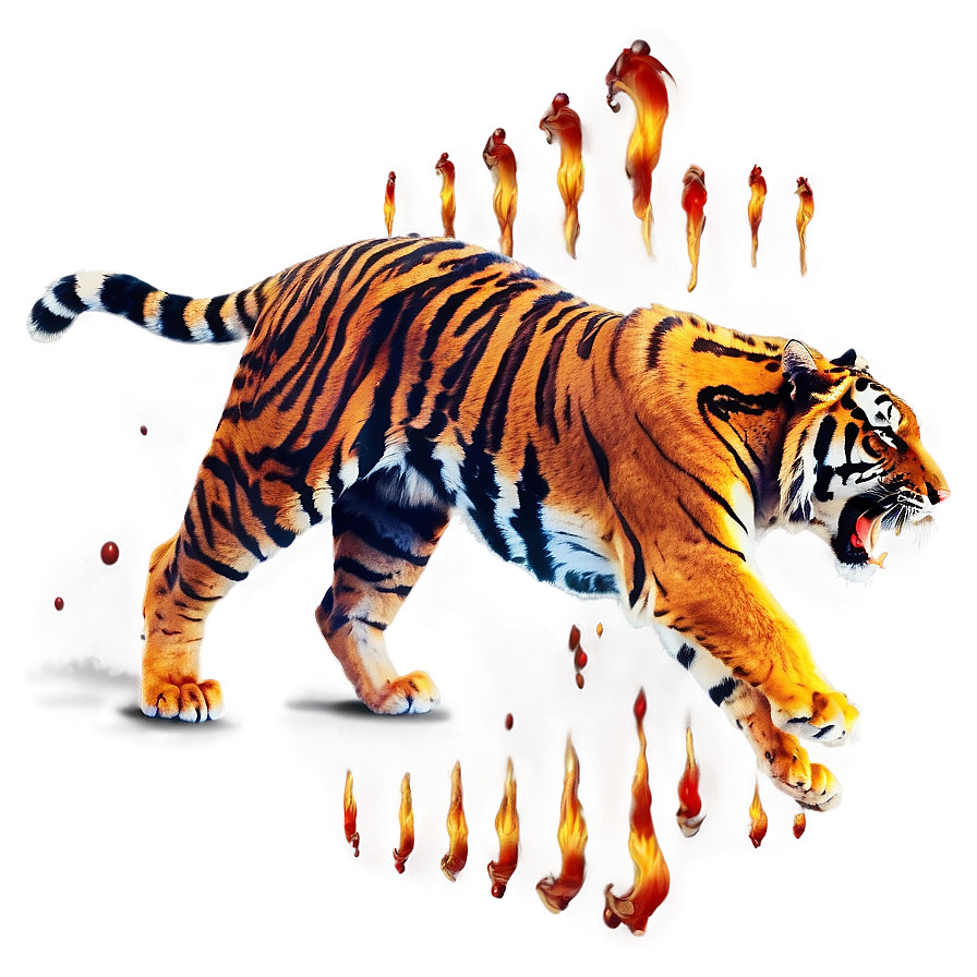 Erupting Anger Tiger Png Suc93 PNG Image