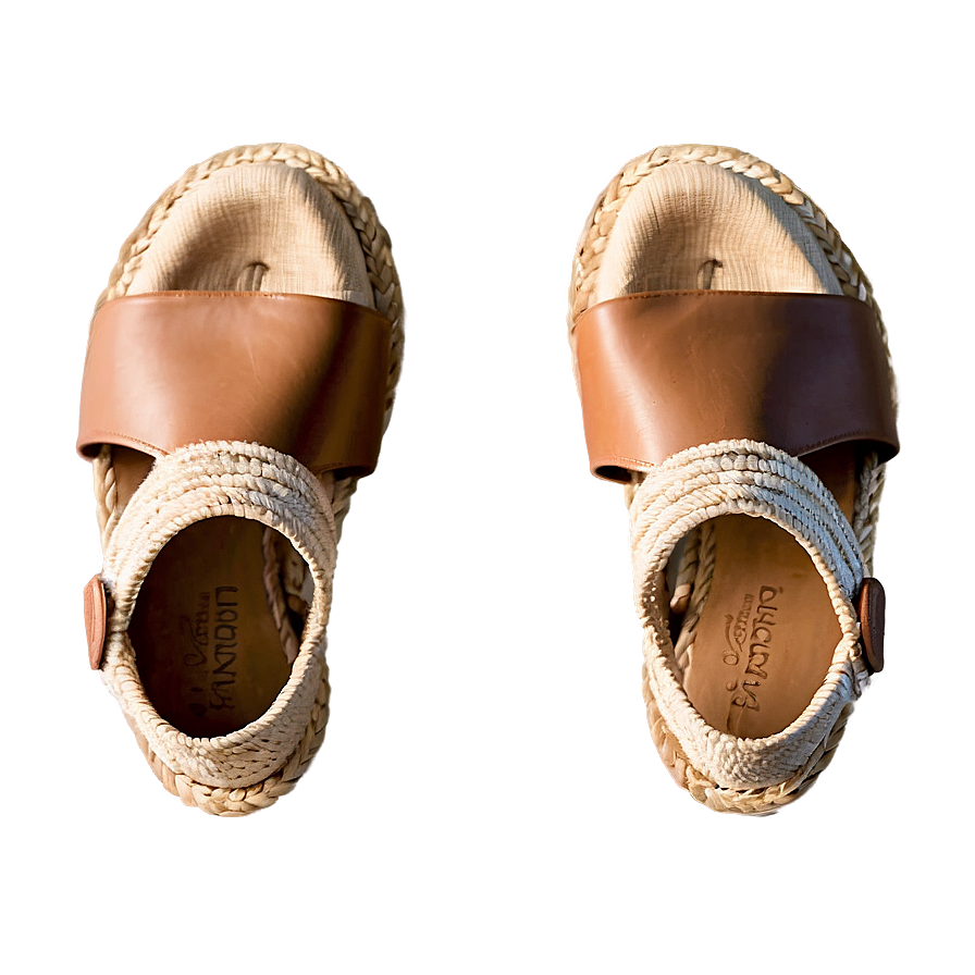 Espadrille Sandals Vacation Png Rtf PNG Image