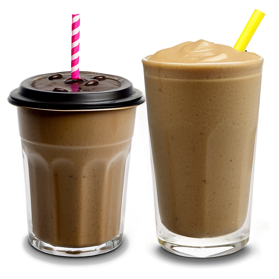 Espresso Banana Smoothie Png Opt48 PNG Image