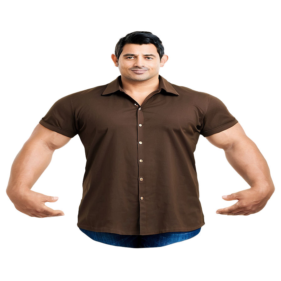 Espresso Brown Blank Shirt Png 06272024 PNG Image