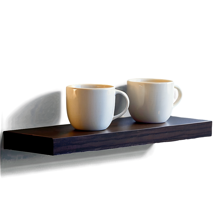 Espresso Floating Shelves Png Oyo77 PNG Image