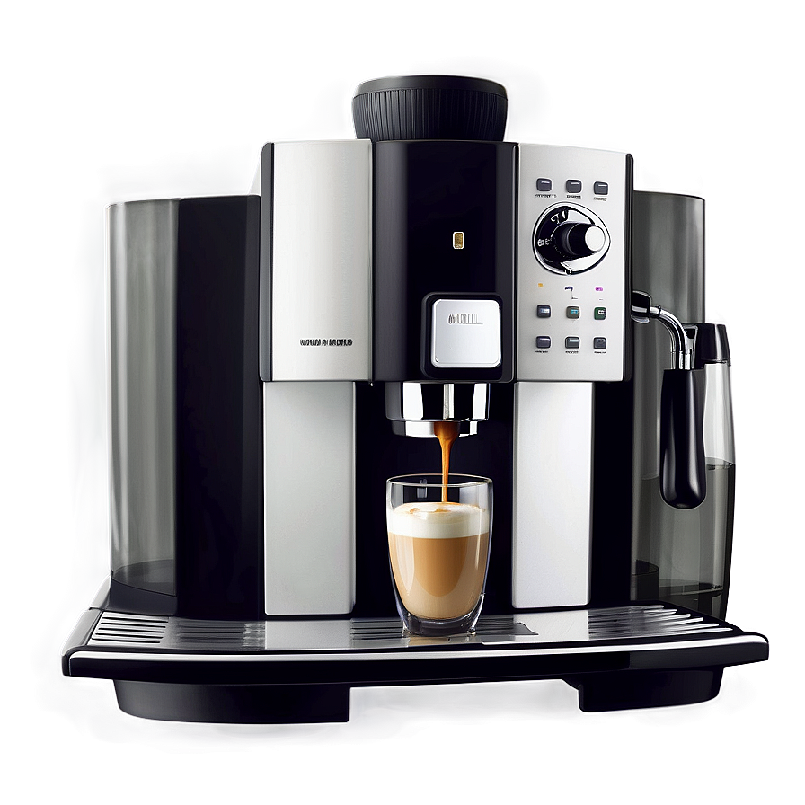 Espresso Machine With Milk Mixer Png 06132024 PNG Image