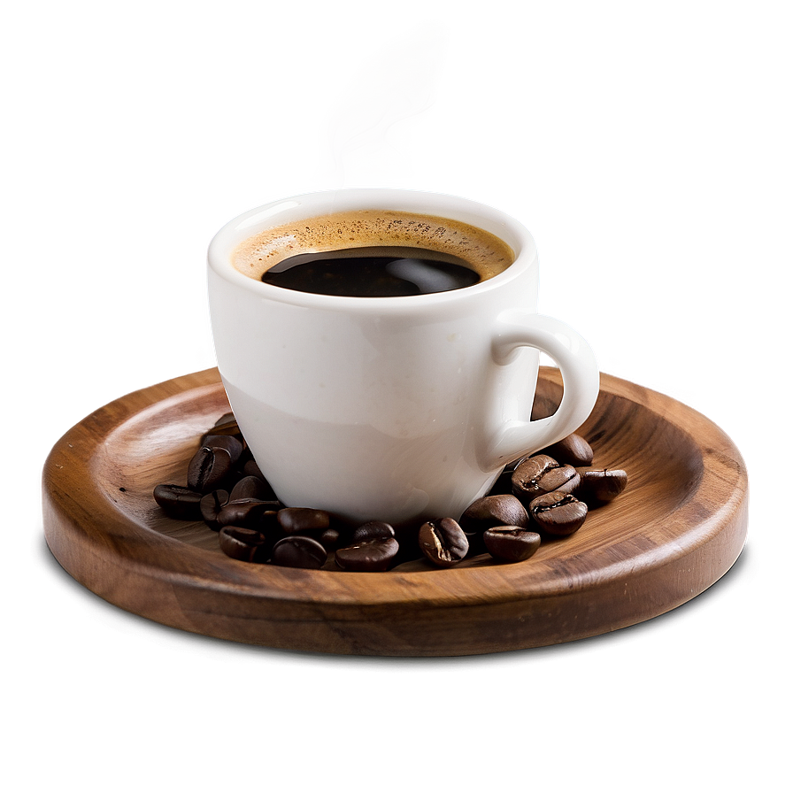 Espresso On Wooden Table Png 23 PNG Image