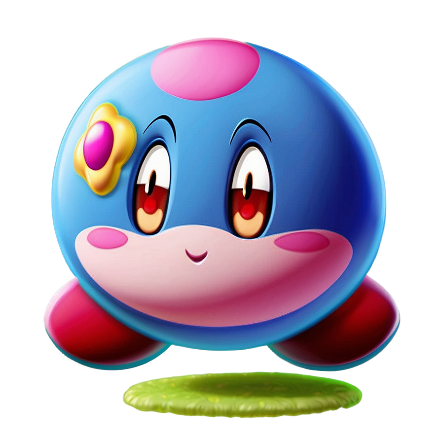 Essential Kirby Blue Character Png Download Jqu PNG Image