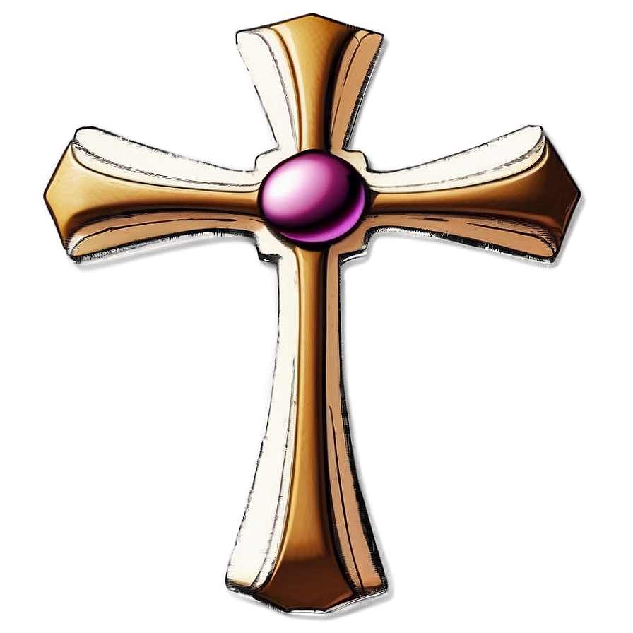 Etched Cross Template Png Wgq PNG Image