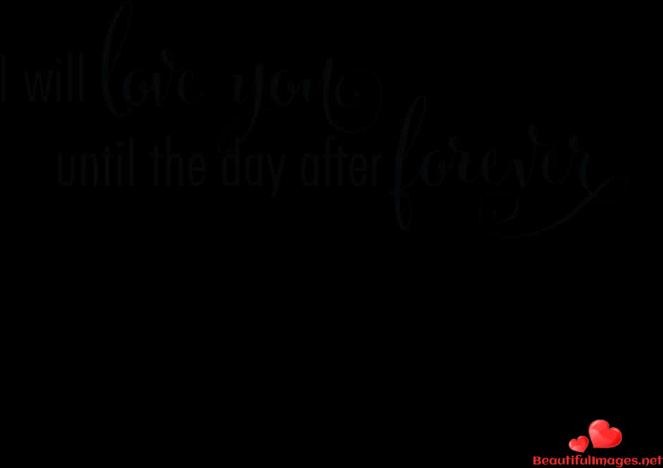 Eternal Love Quote Background PNG Image