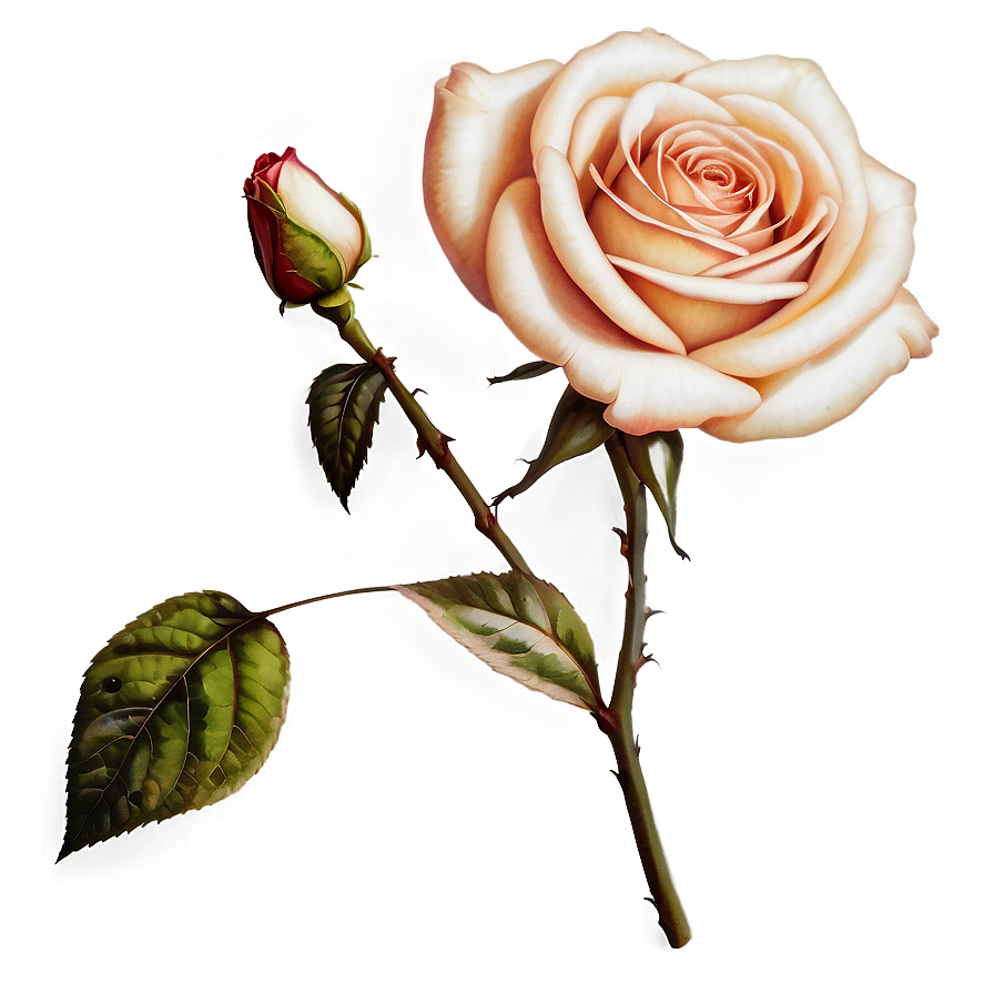 Eternal Rose Vintage Png Twu PNG Image