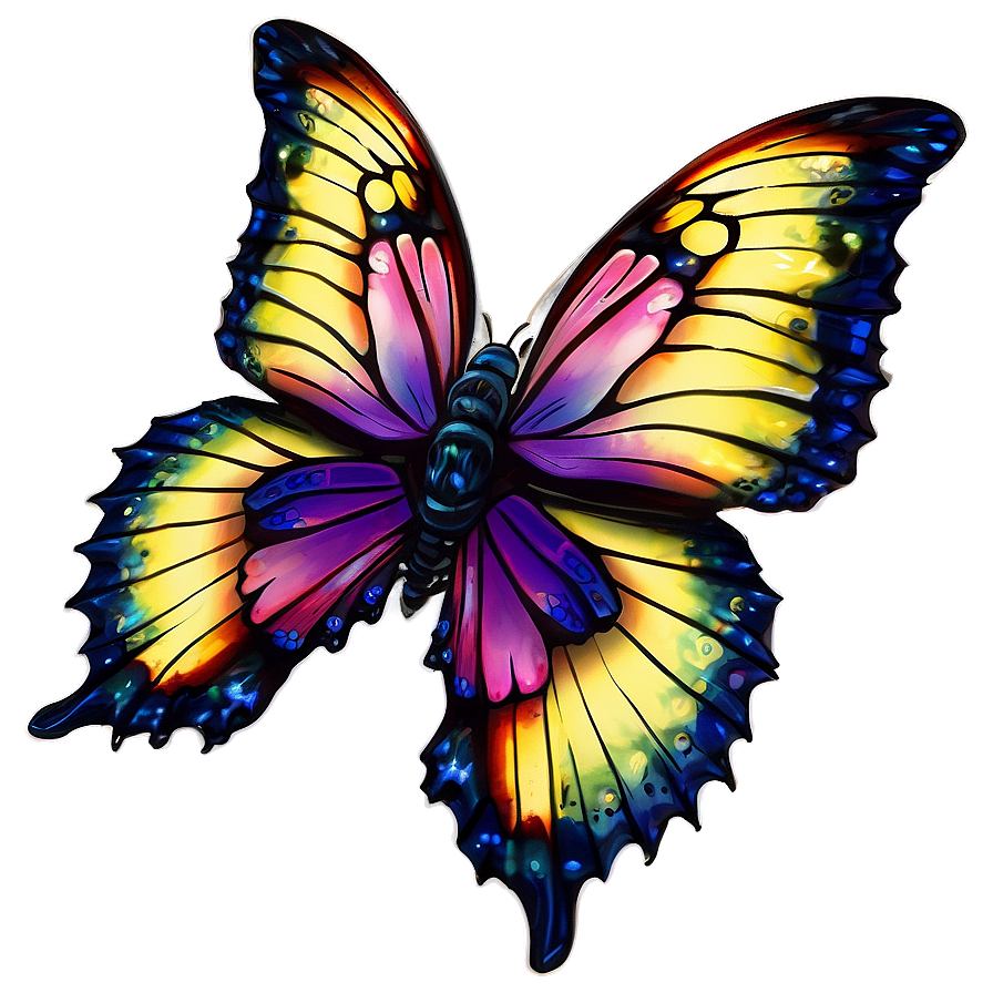 Ethereal Butterfly Glow Png Ioc22 PNG Image