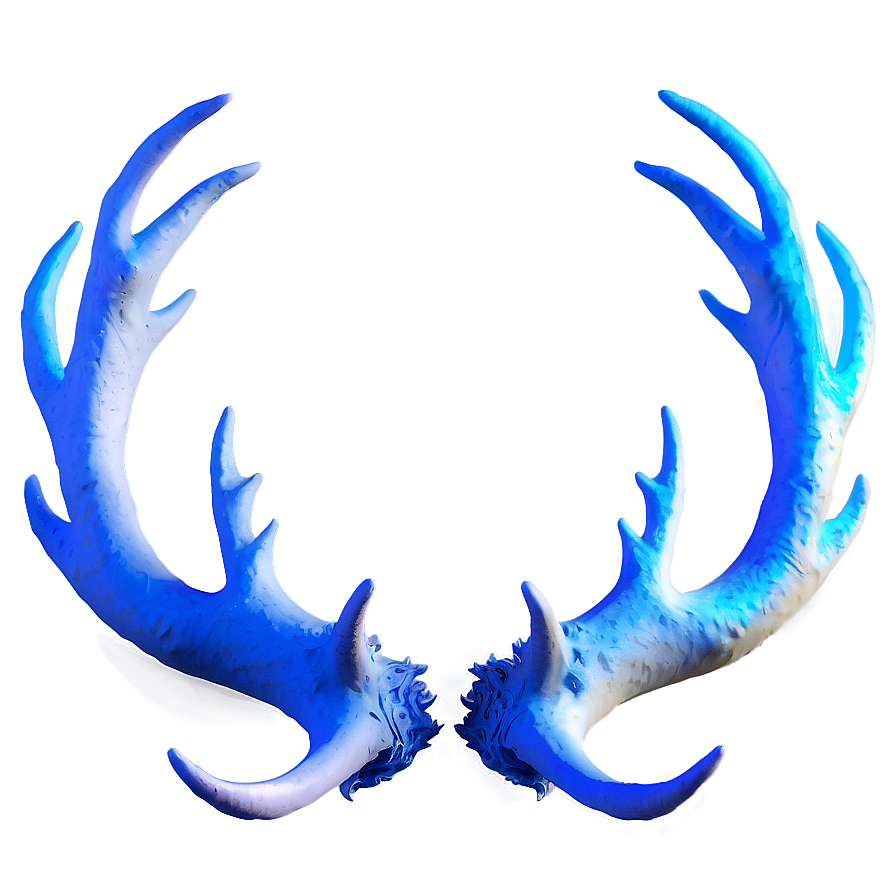 Ethereal Deer Antler Rendering Png Pvk77 PNG Image