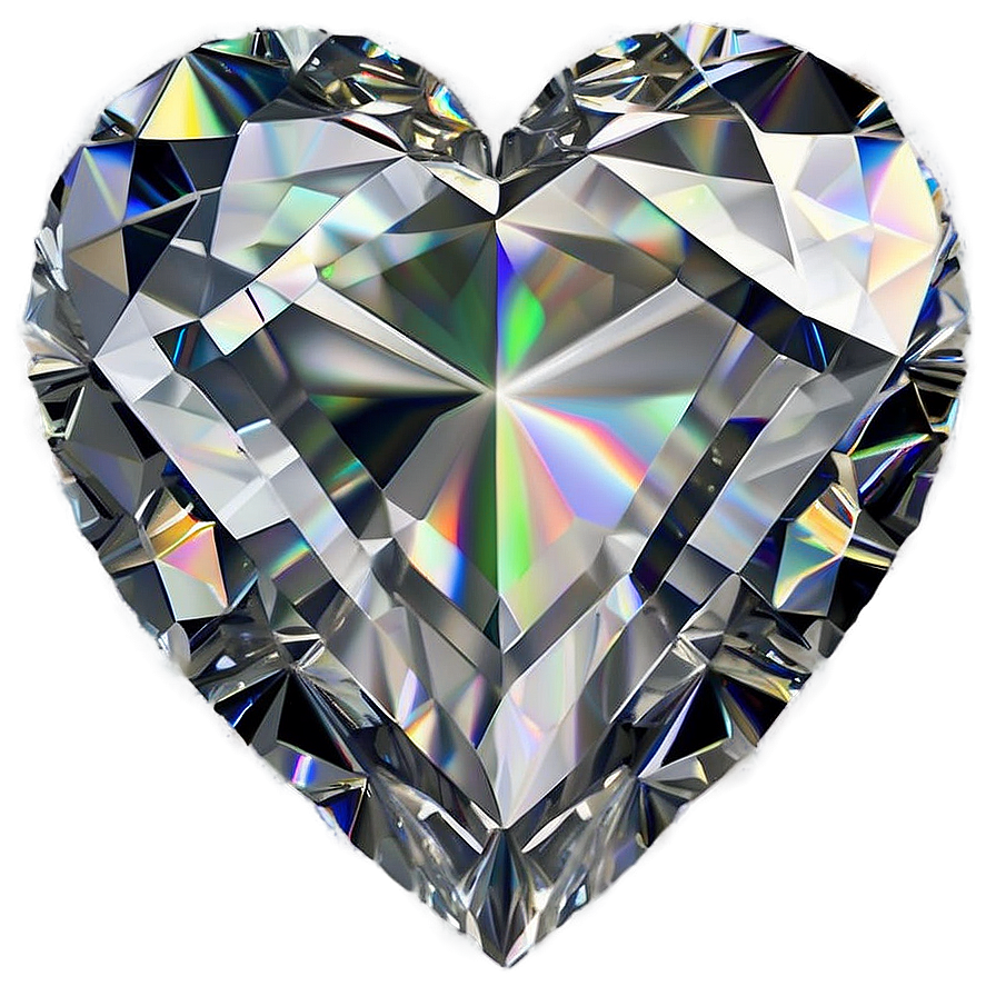 Ethereal Diamond Heart Png Dpy34 PNG Image