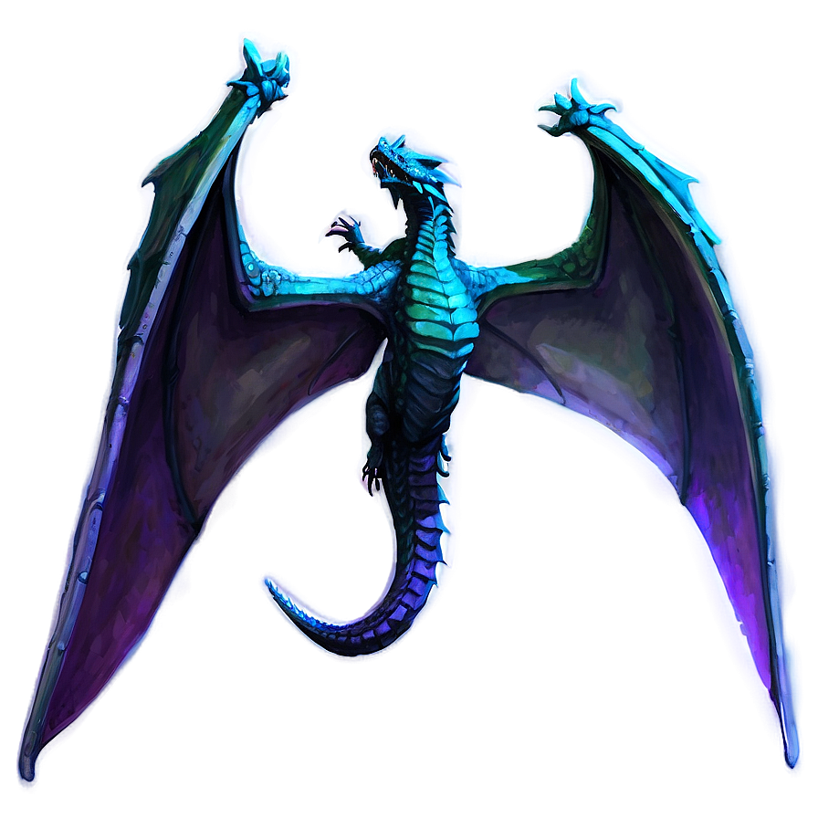 Ethereal Dragon Wings Artwork Png 06122024 PNG Image