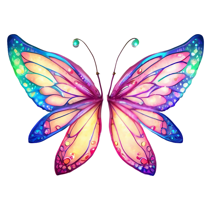 Ethereal Fairy Wings Artwork Png Mtn14 PNG Image