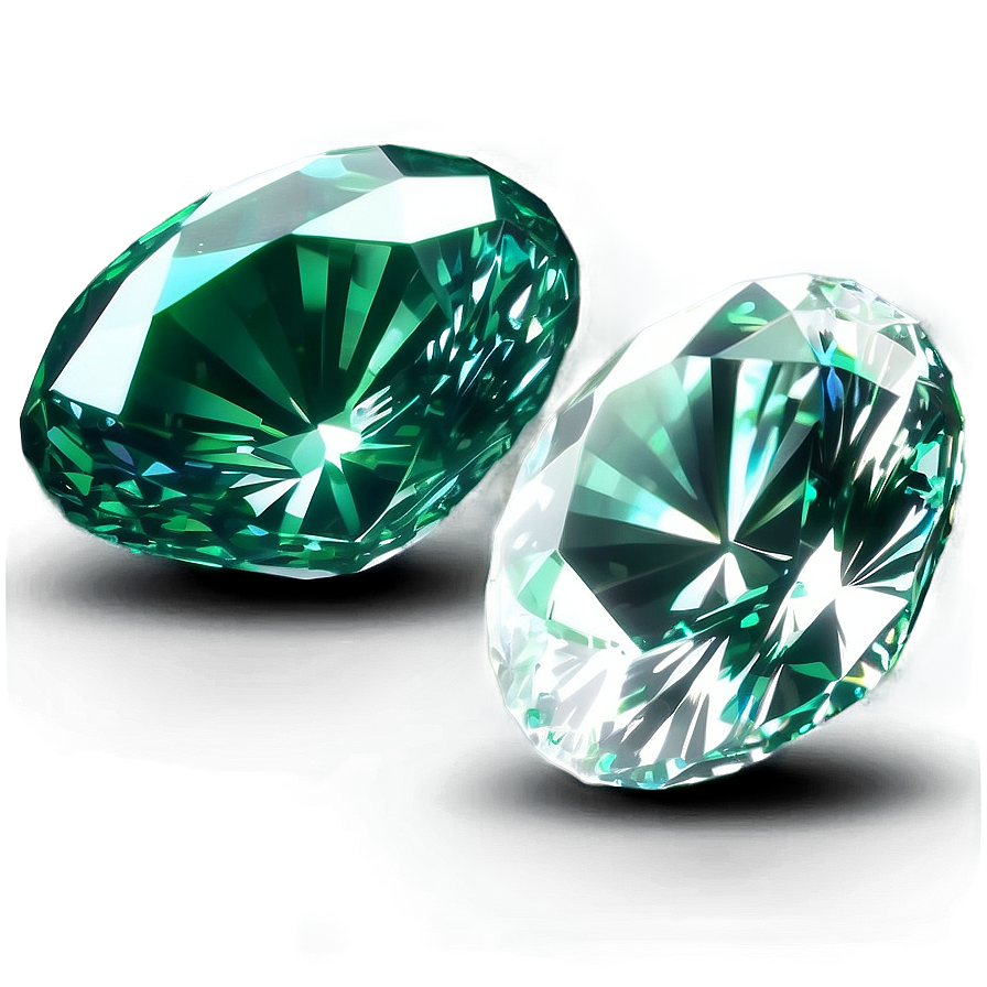 Ethereal Green Diamond Png Fnl47 PNG Image