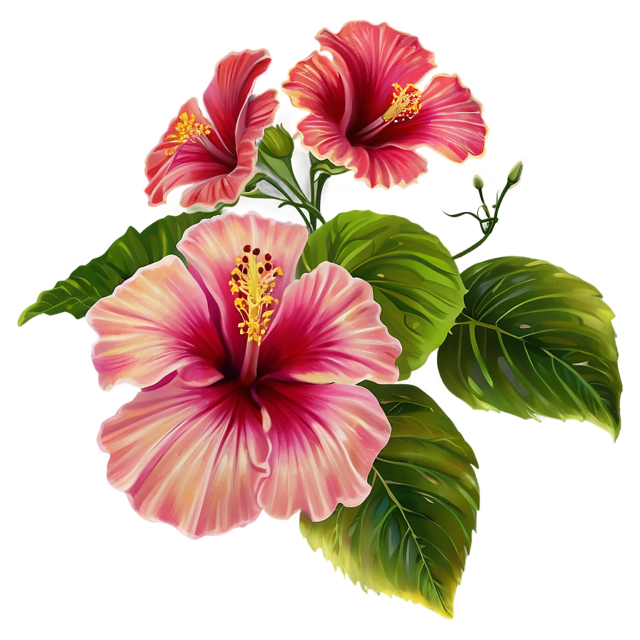 Ethereal Hibiscus Png Ofa PNG Image