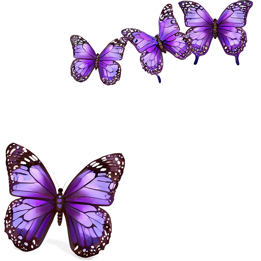 Ethereal Purple Butterfly Png Qvc PNG Image