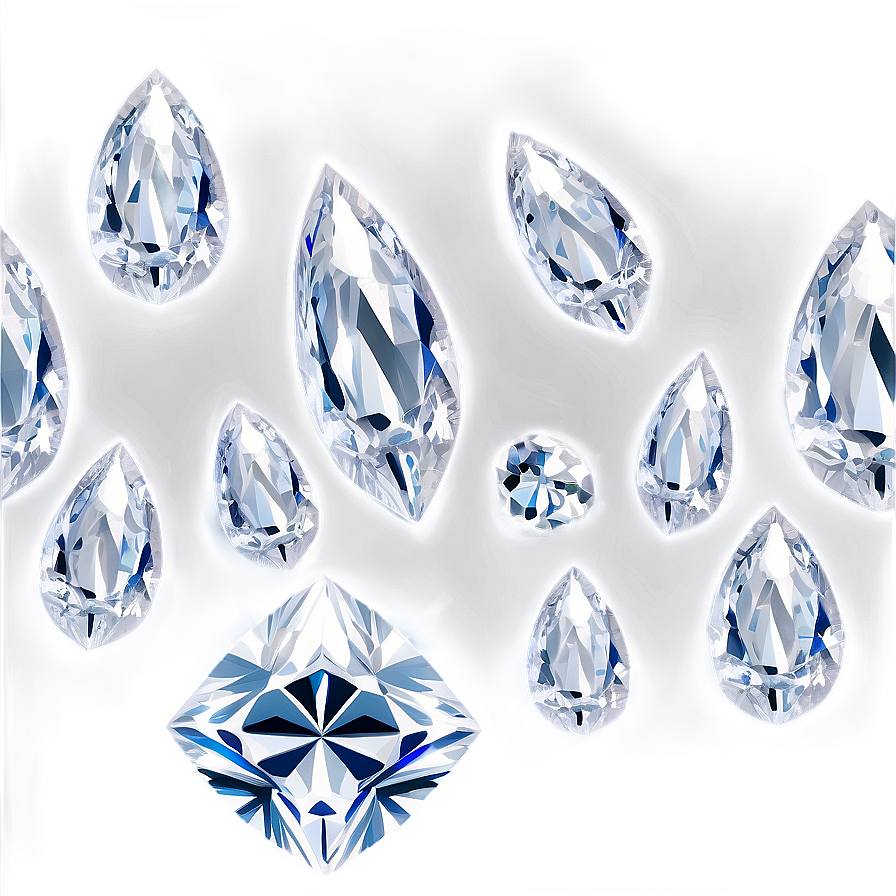 Ethereal White Diamonds Png 05242024 PNG Image