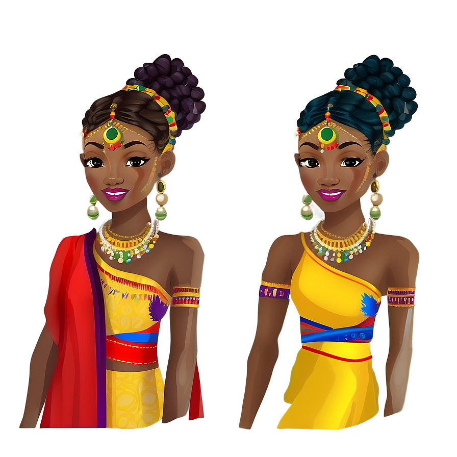 Ethnic Avatar Illustration Png 88 PNG Image