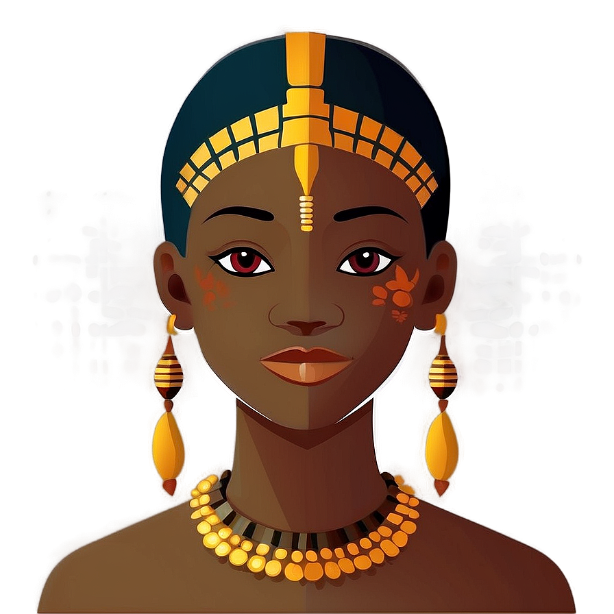 Ethnic Avatar Illustration Png Fjm48 PNG Image