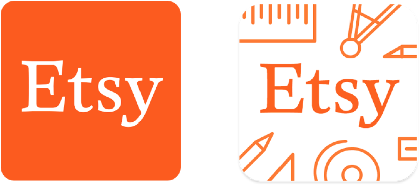 Etsy Logo Evolution PNG Image