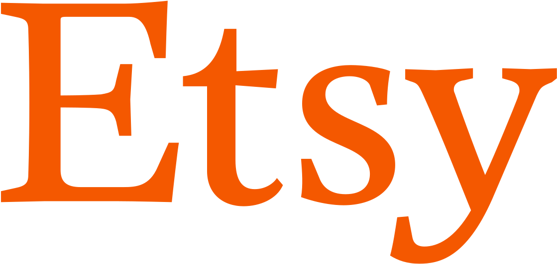 Etsy Logo Orangeon Gray PNG Image