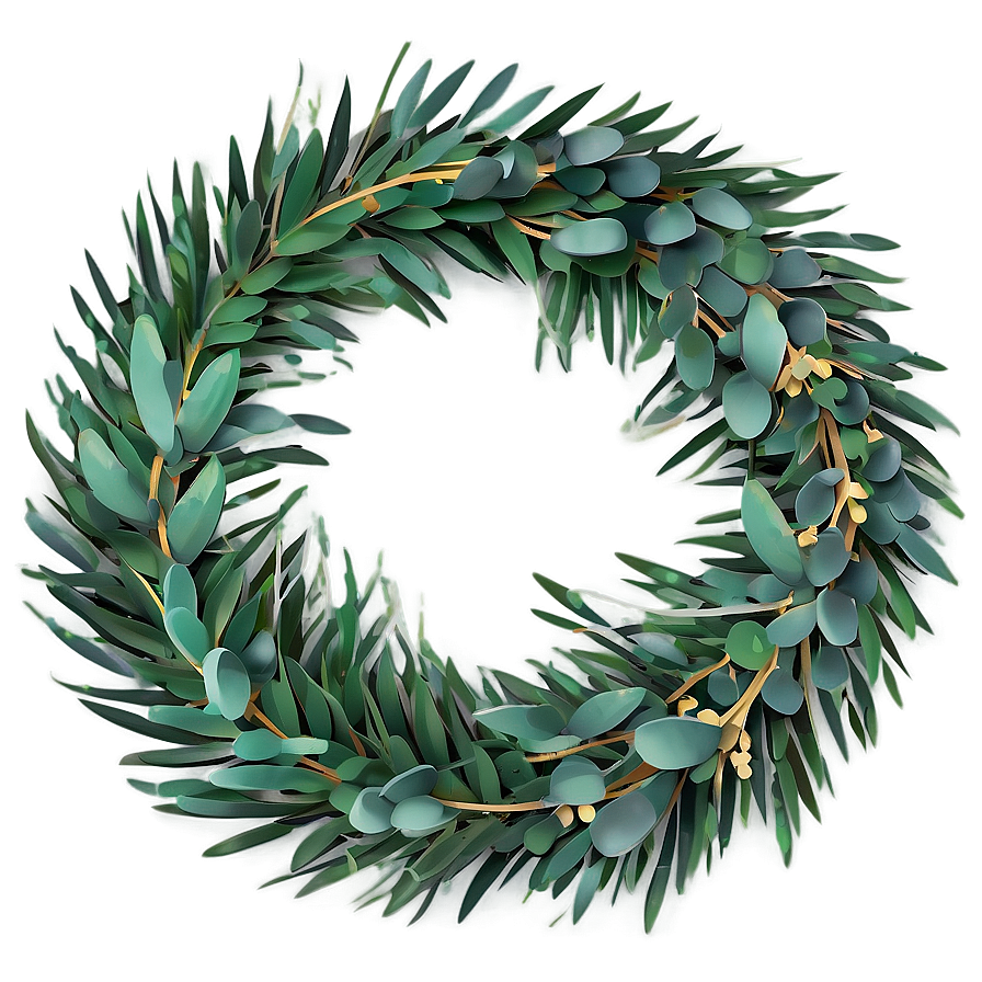 Eucalyptus Wreath Png Fjq PNG Image