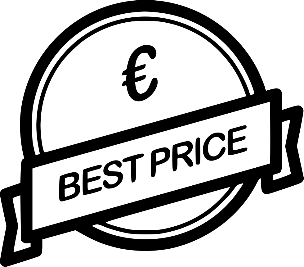 Euro Best Price Stamp PNG Image