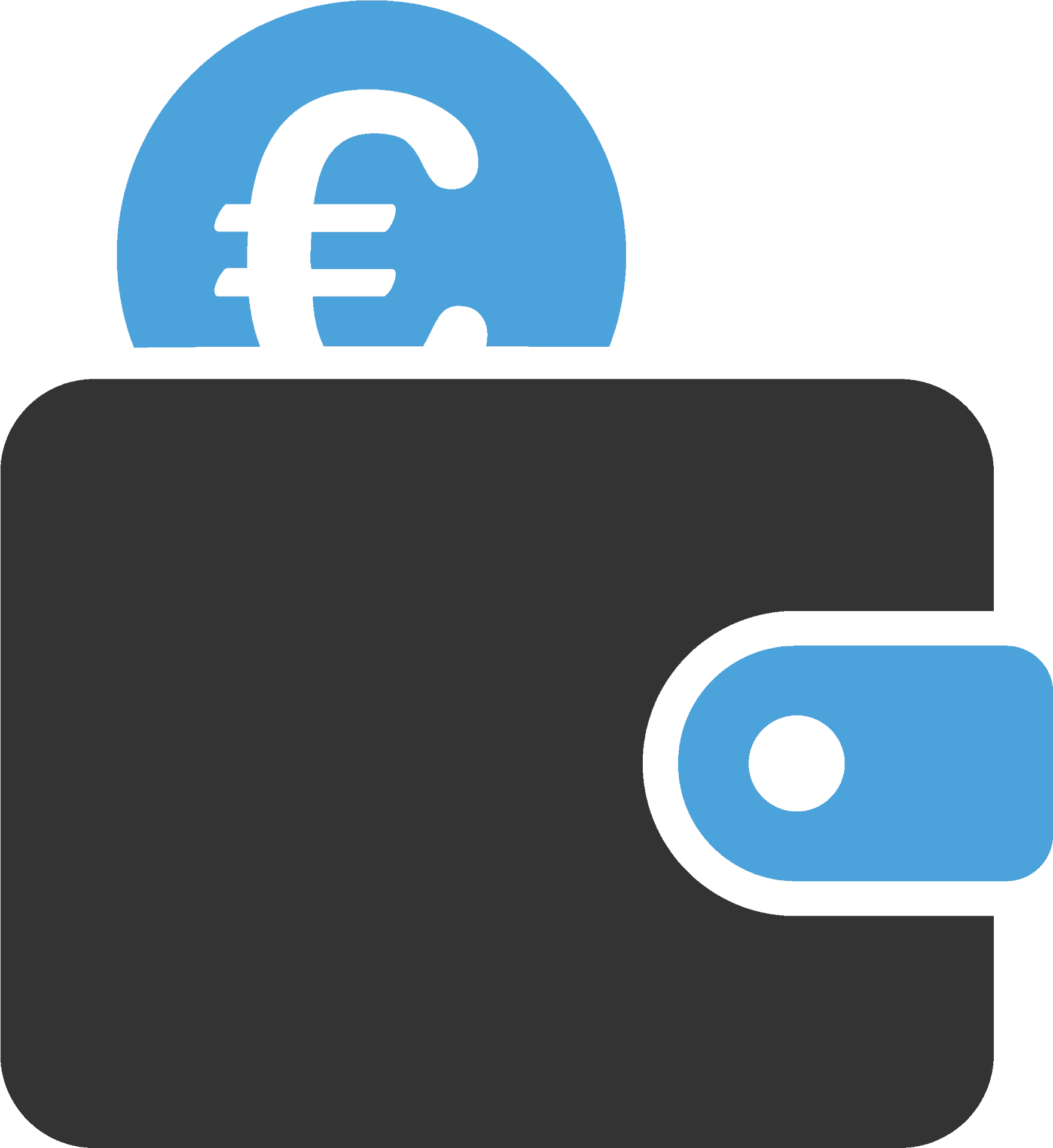 Euro Wallet Icon PNG Image