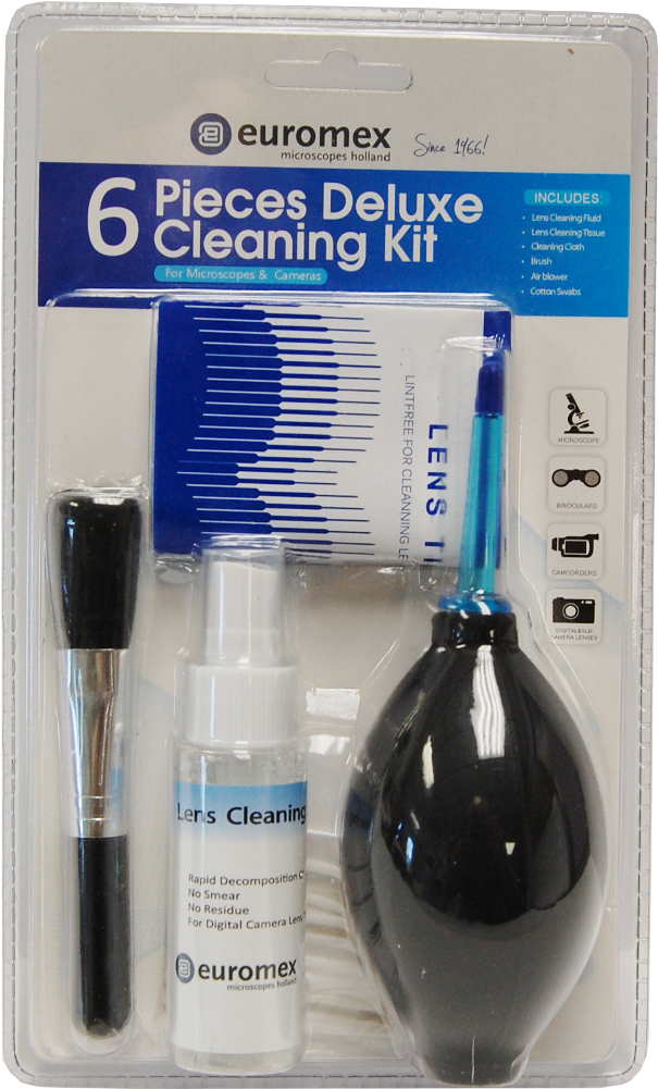 Euromex6 Piece Deluxe Cleaning Kit PNG Image