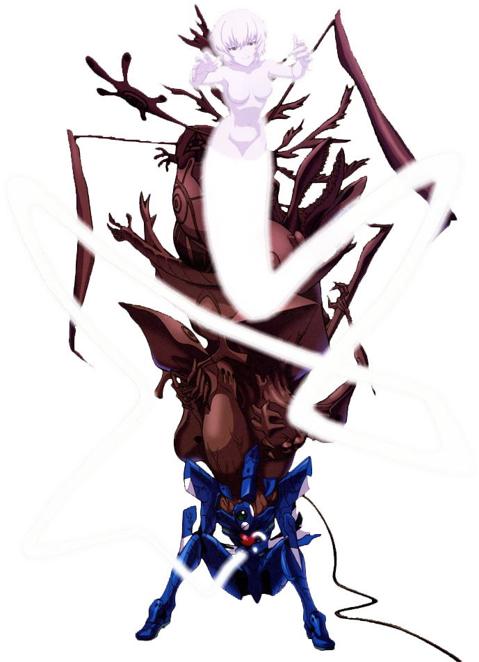 Evangelion Unit01and Rei Ayanami PNG Image