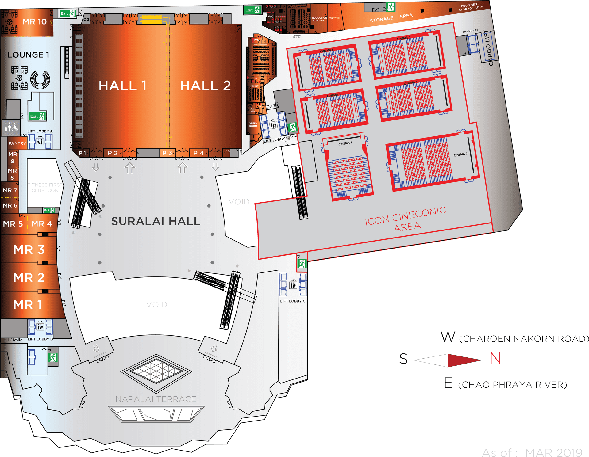 Event Venue Layout Plan PNG Image