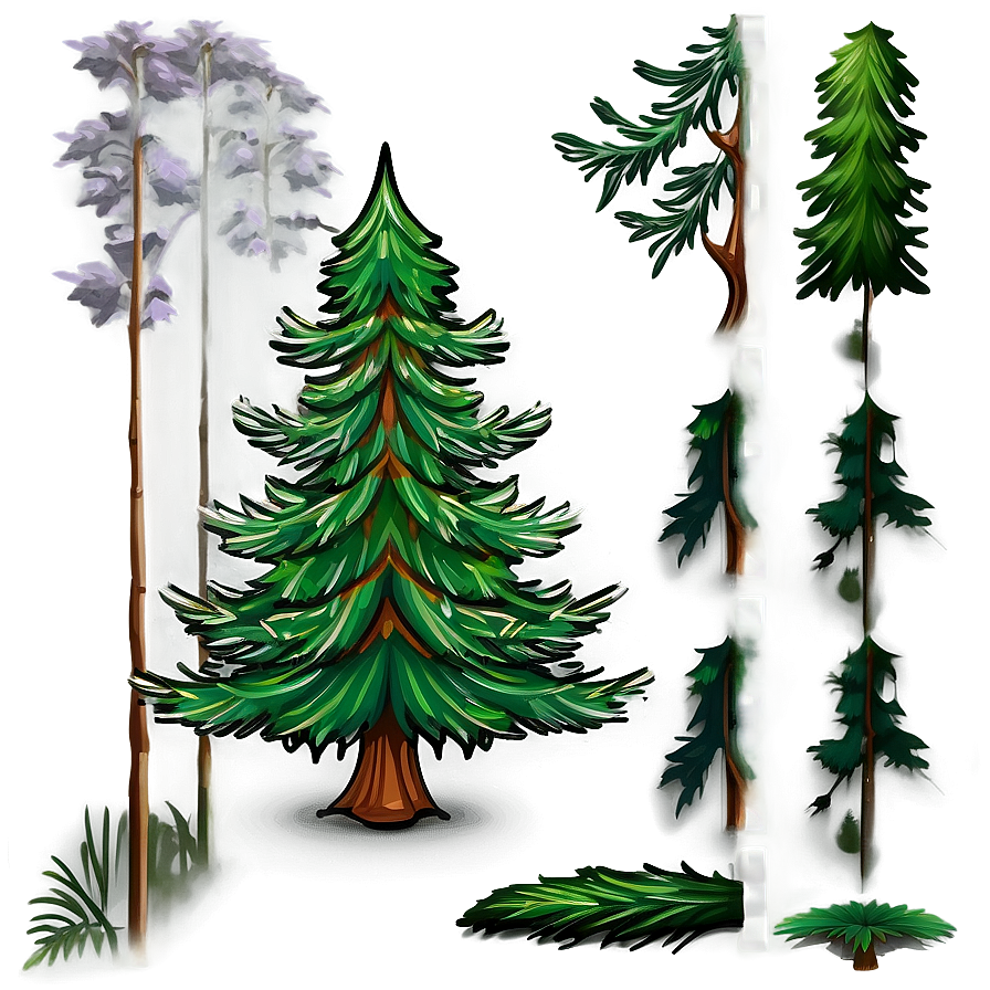 Evergreen Tree Icon Png Lba89 PNG Image